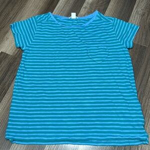 J. Crew crewcuts Heart Pocket Tee; Size 12